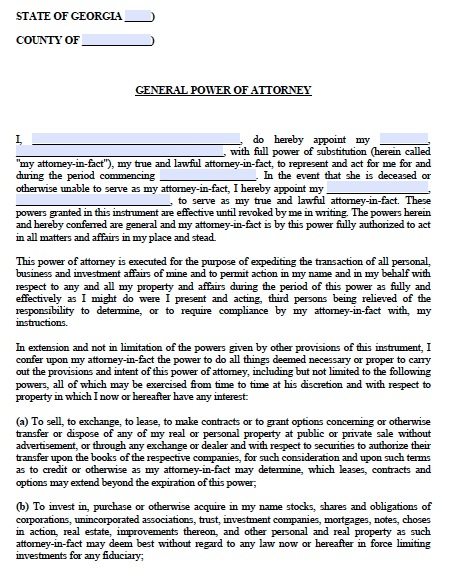 free-general-power-of-attorney-georgia-form-adobe-pdf