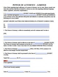 Simple Power Of Attorney Forms Free Printablekeyclever