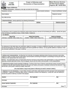 Free Maine Power Of Attorney Forms | PDF Templates