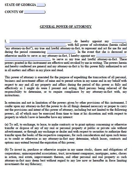 free-general-power-of-attorney-georgia-form-pdf