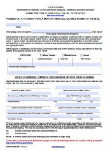 Free Florida Power Of Attorney Forms | PDF Templates